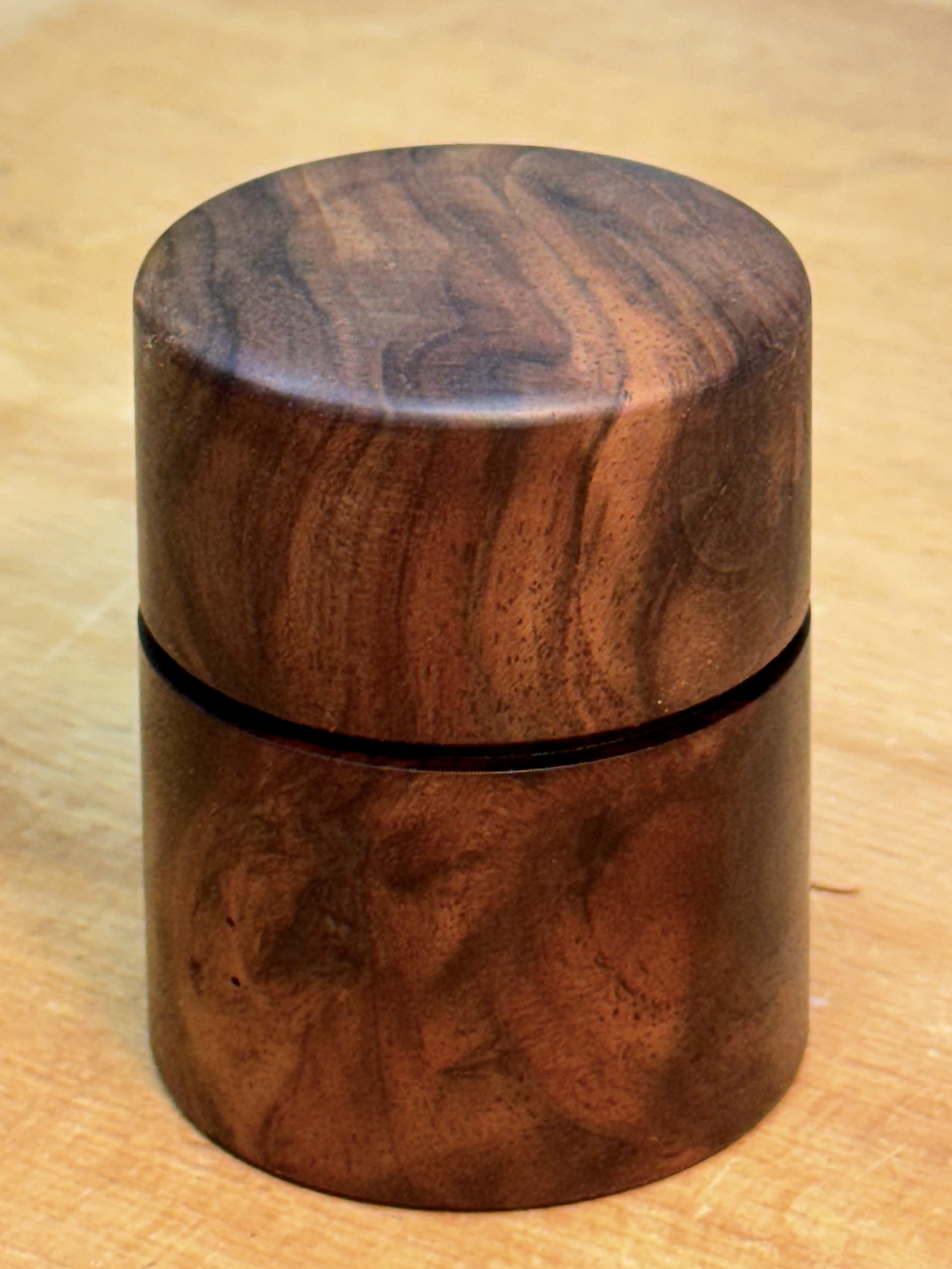 Image of a black walnut box.